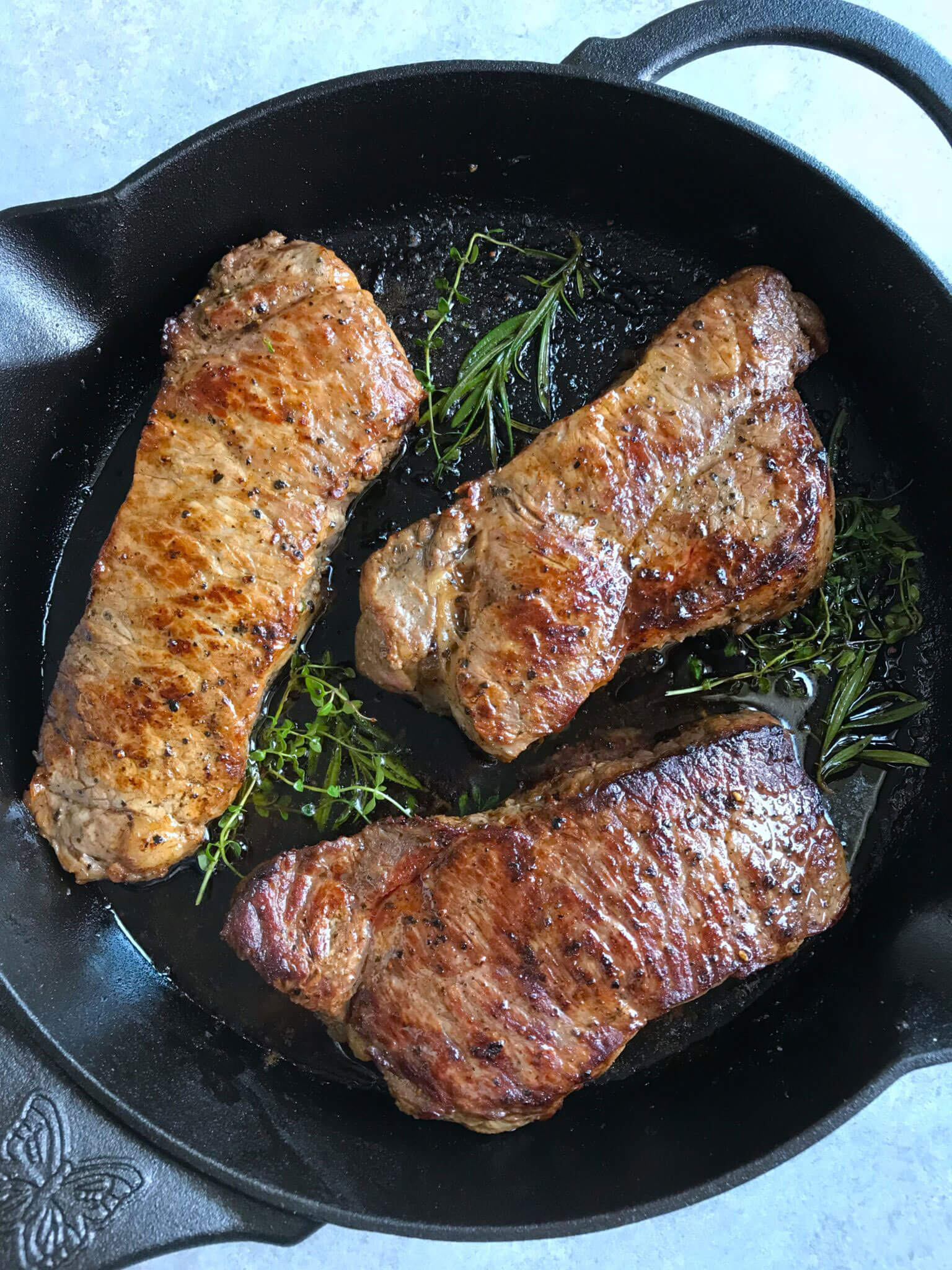 Steak With Mushroom Sauce Easy Skillet Recipe Cookin With Mima