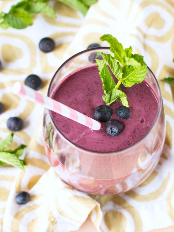 Blueberry Smoothie Recipe With Mint Recipe