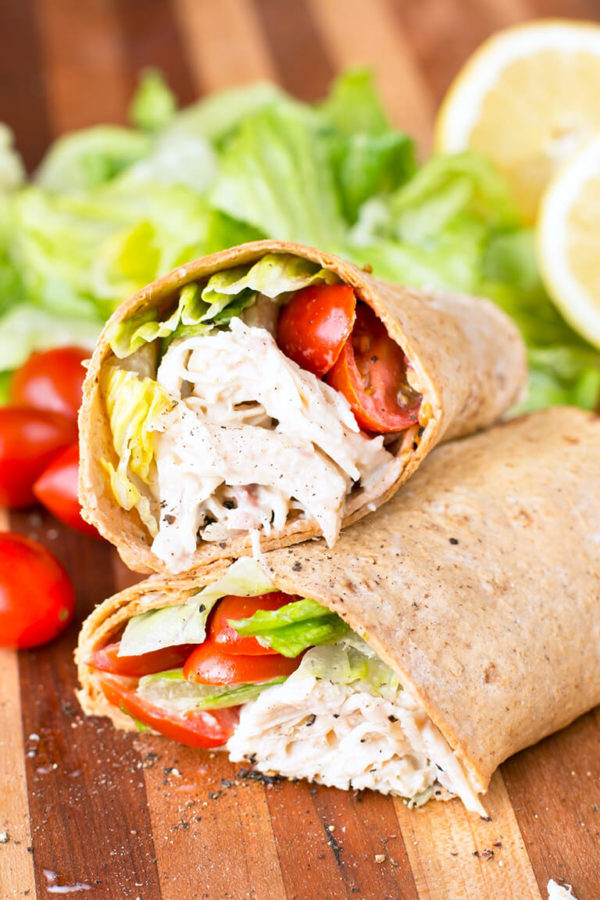 Easy Chicken Caesar Wrap Recipe – Cookin' with Mima