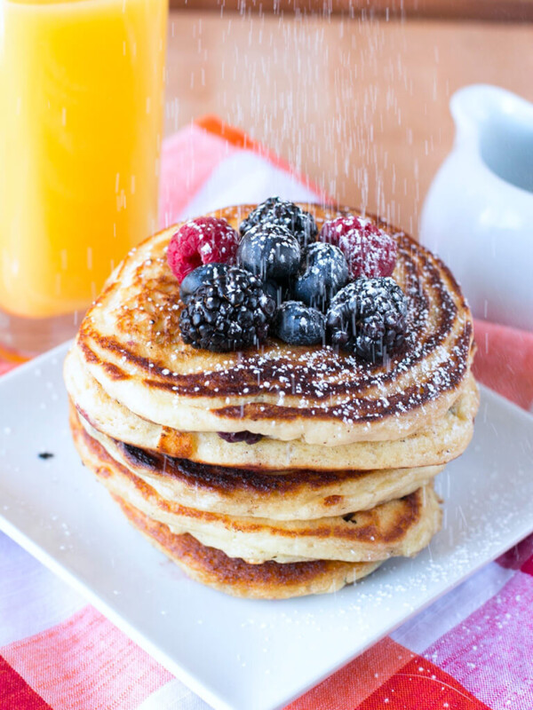 Buttermilk Pancakes – Easy Mixed Berry Recipe