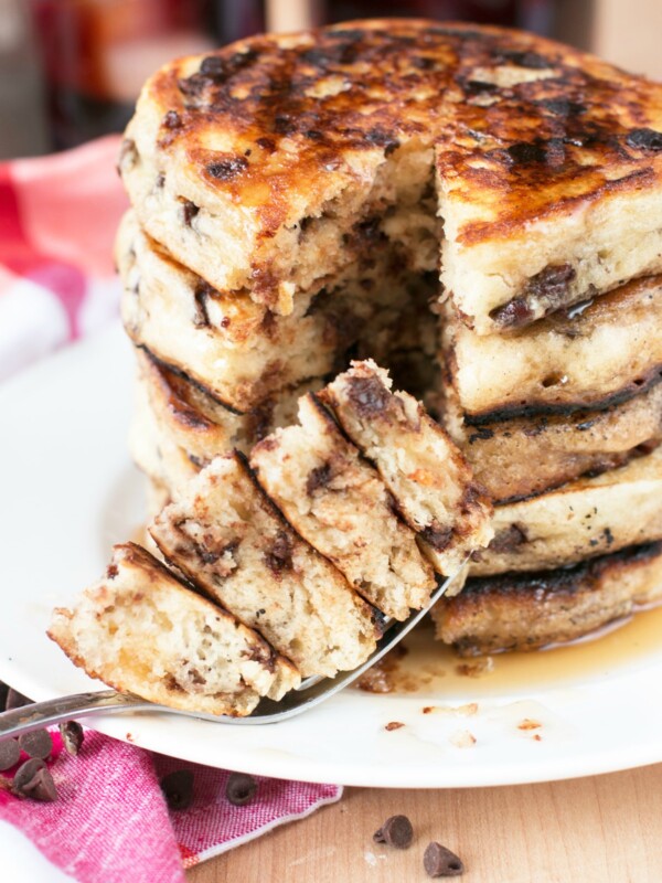 Classic Chocolate Chip Pancakes