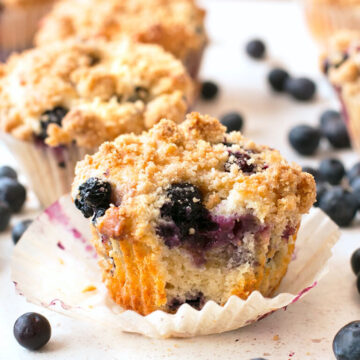 Easy Blueberry Crumb Muffins – Cookin' with Mima