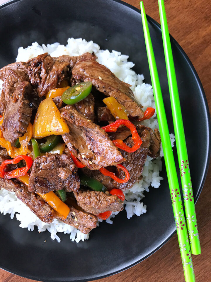 Simple Pepper Steak Recipe With Pineapple Cookin With Mima 2978