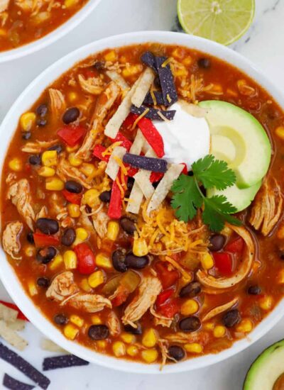 Best One Pot Chicken Enchilada Soup (Easy Recipe) – Cookin' with Mima