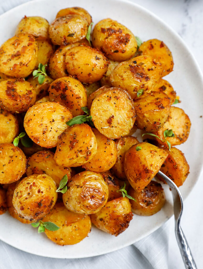 Mini Baked Potatoes - This Savory Vegan