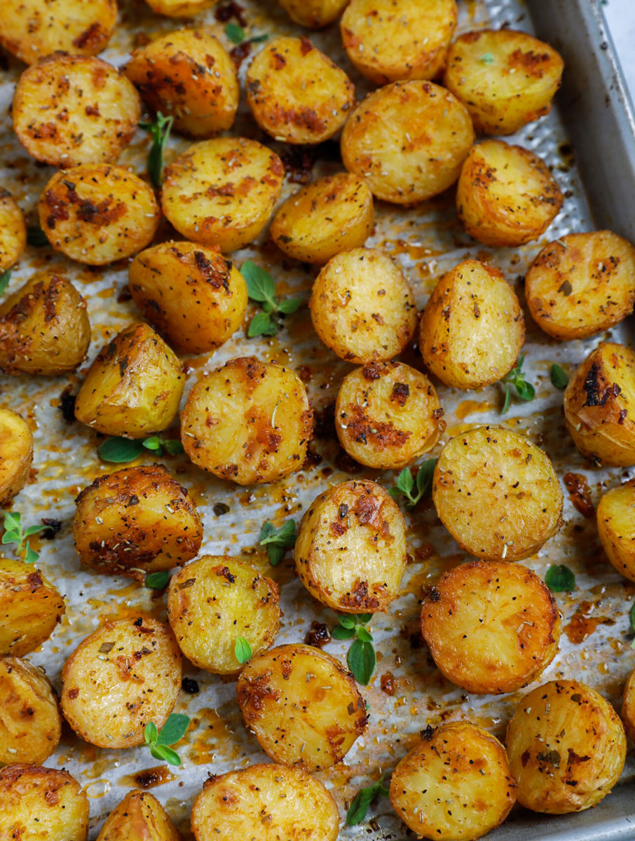 Easy Roasted Mini Potatoes Recipe