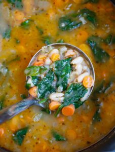 Easy Tuscan White Bean Soup (Mediterranean Recipe) – Cookin' With Mima