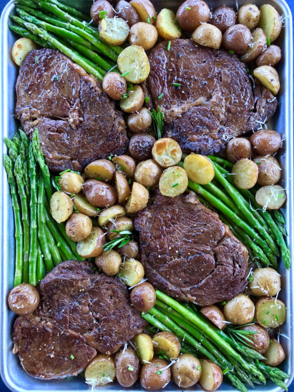 Steak and Potato with Asparagus Recipe