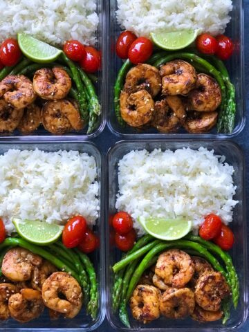 Blackened Shrimp Meal Prep – Cookin' with Mima