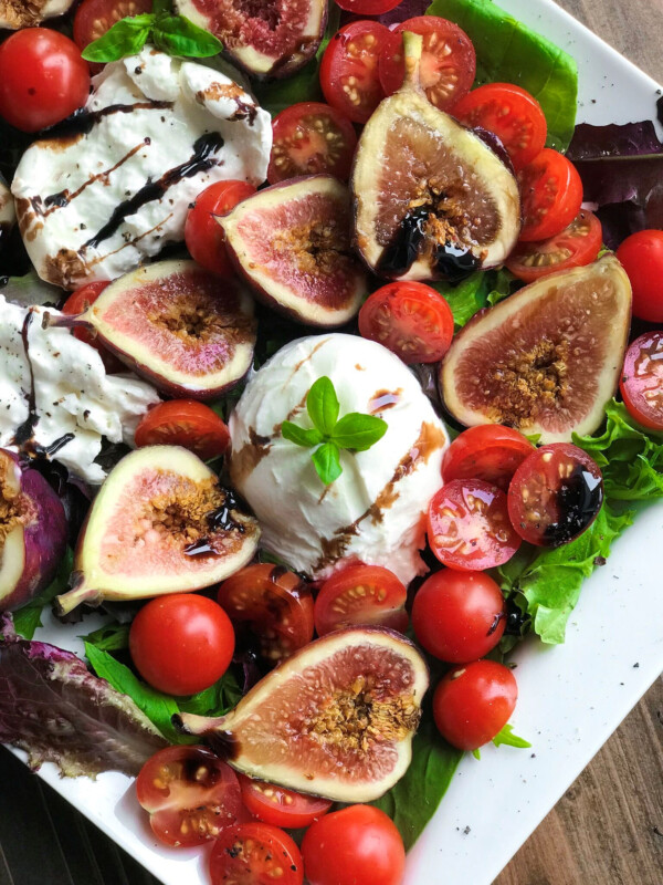 Burrata Fig Salad Keto friendly