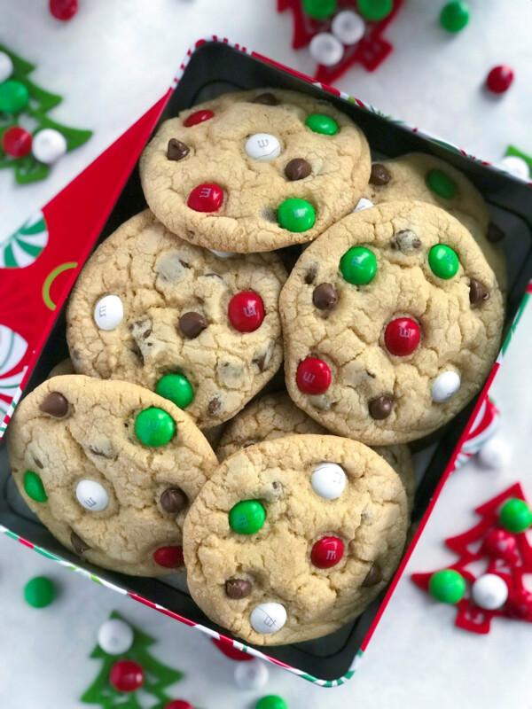 Fresh Made Santa's M&M Cookies