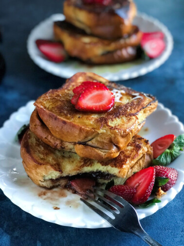 Strawberry Nutella French Toast – Cookin' with Mima