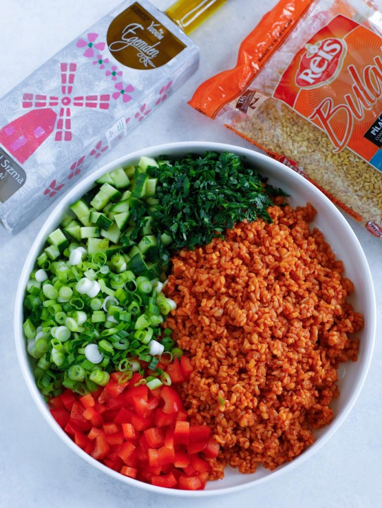 Turkish Bulgur Salad, Aka. Kisir – Cookin' with Mima