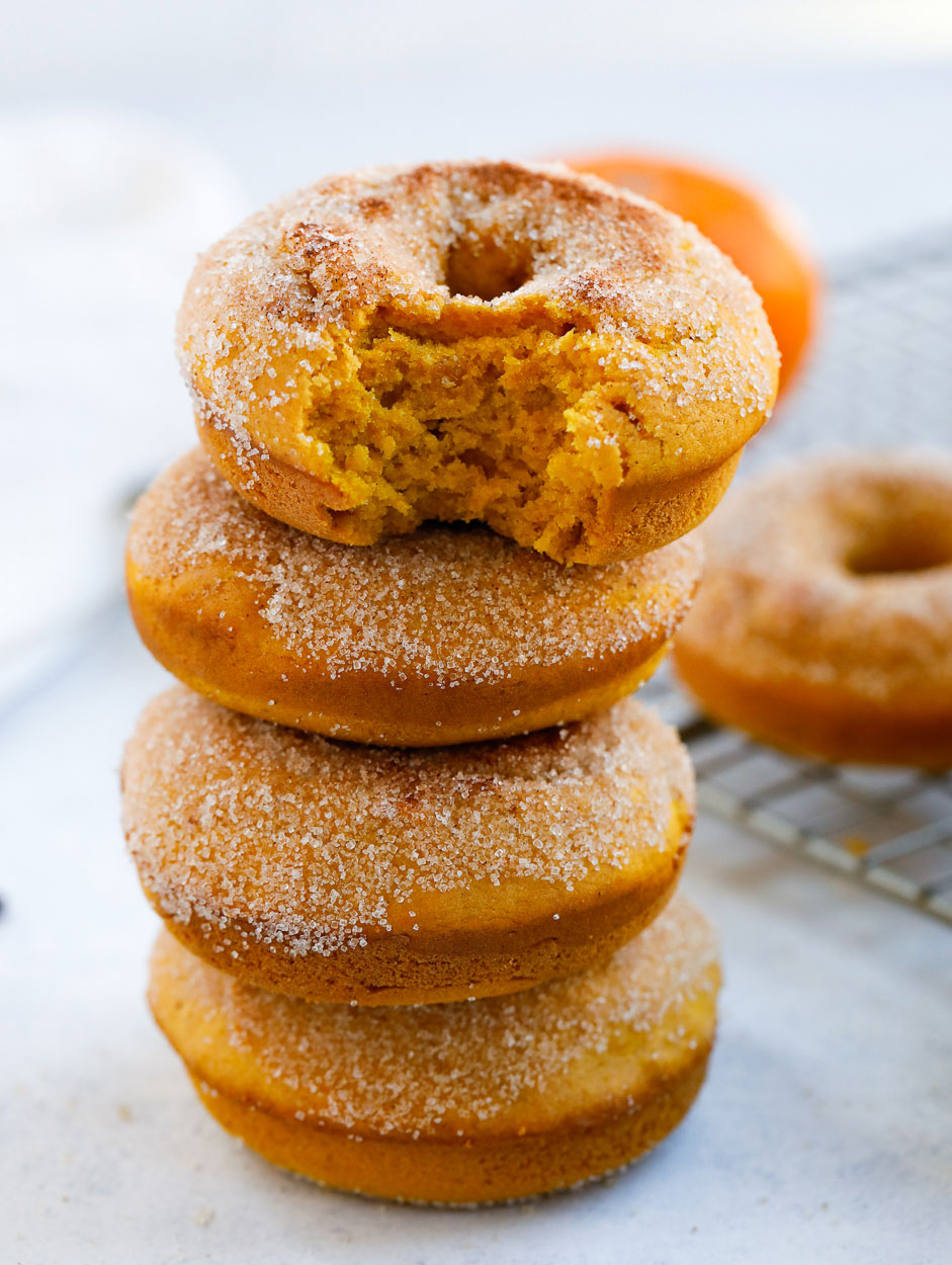 Baked Pumpkin Donuts (Quick and Easy) Cookin' with Mima