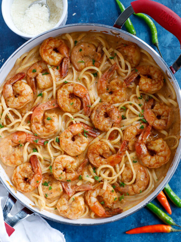 Creamy Cajun Shrimp Pasta with Cajun sauce