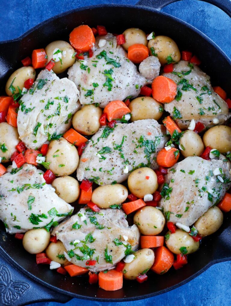 Baked Chicken and Potatoes – Cookin' with Mima