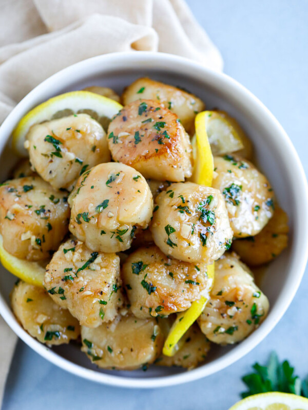 Lemon Garlic Butter Scallops