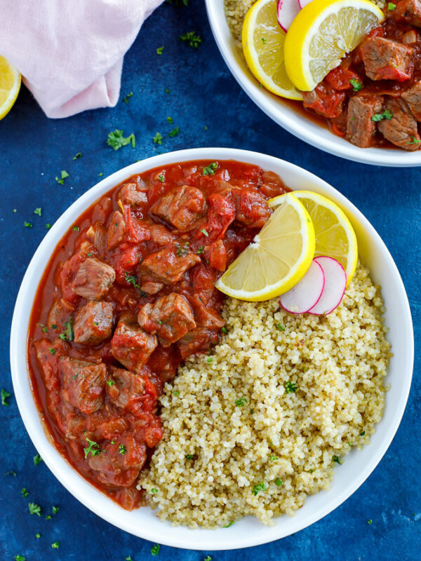 Beef Stew with Tomato Sauce recipe