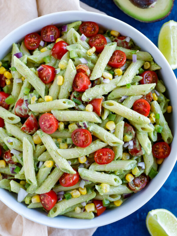 Creamy Avocado Pasta Salad