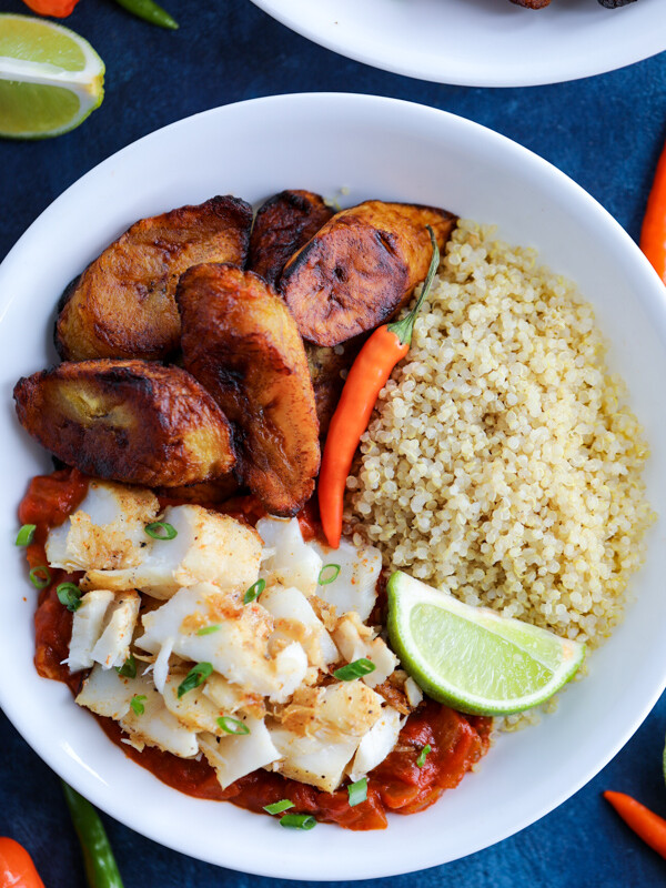 Caribbean Jerk Fish Bowls