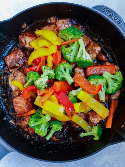 Teriyaki Salmon Stir Fry Recipe – Cookin' with Mima