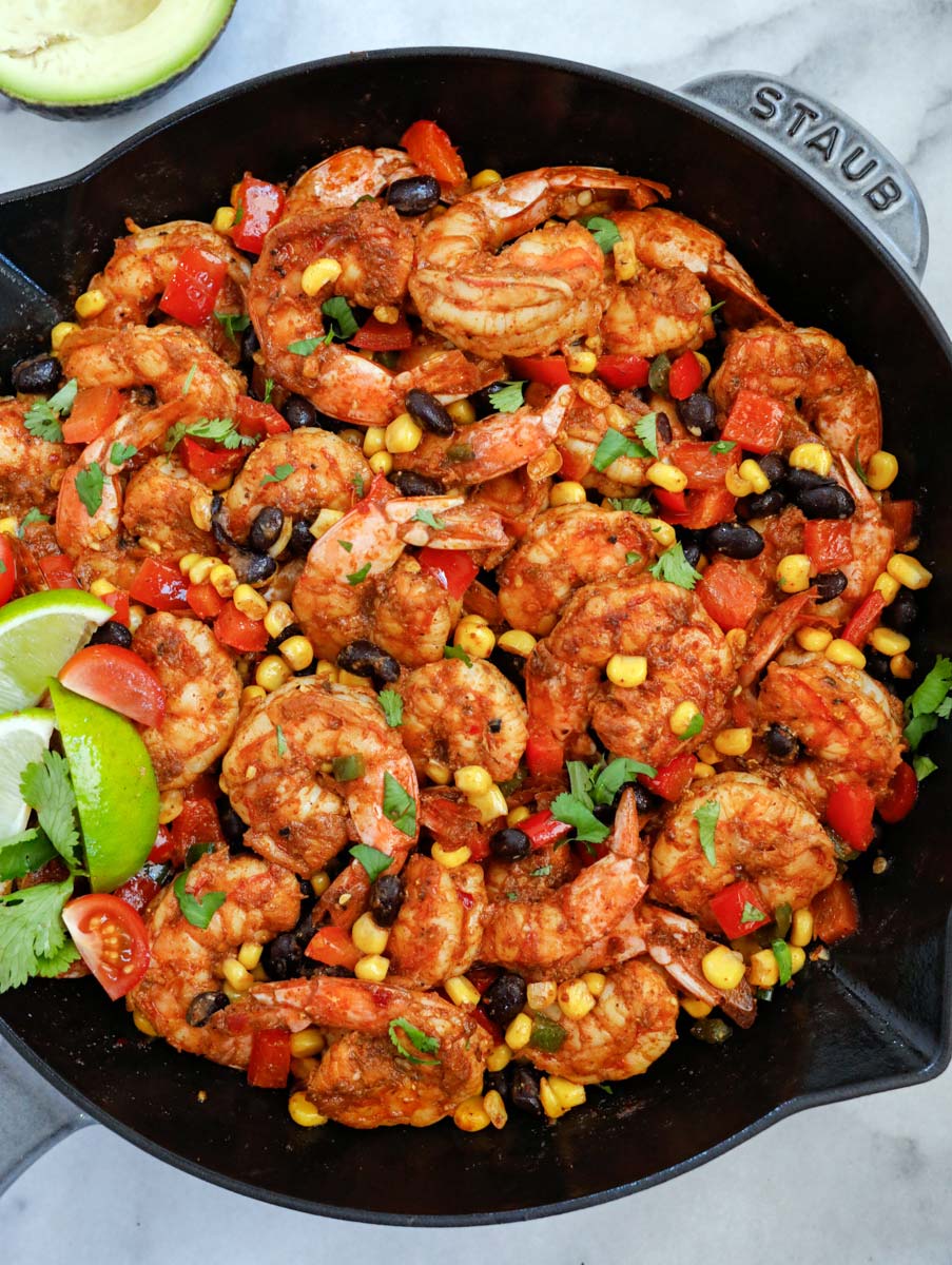 Mexican Shrimp Skillet – Cookin' with Mima