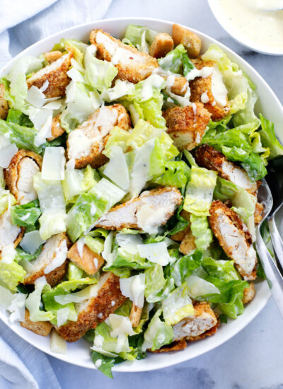 Crispy Chicken Caesar Salad Recipe – Cookin' with Mima