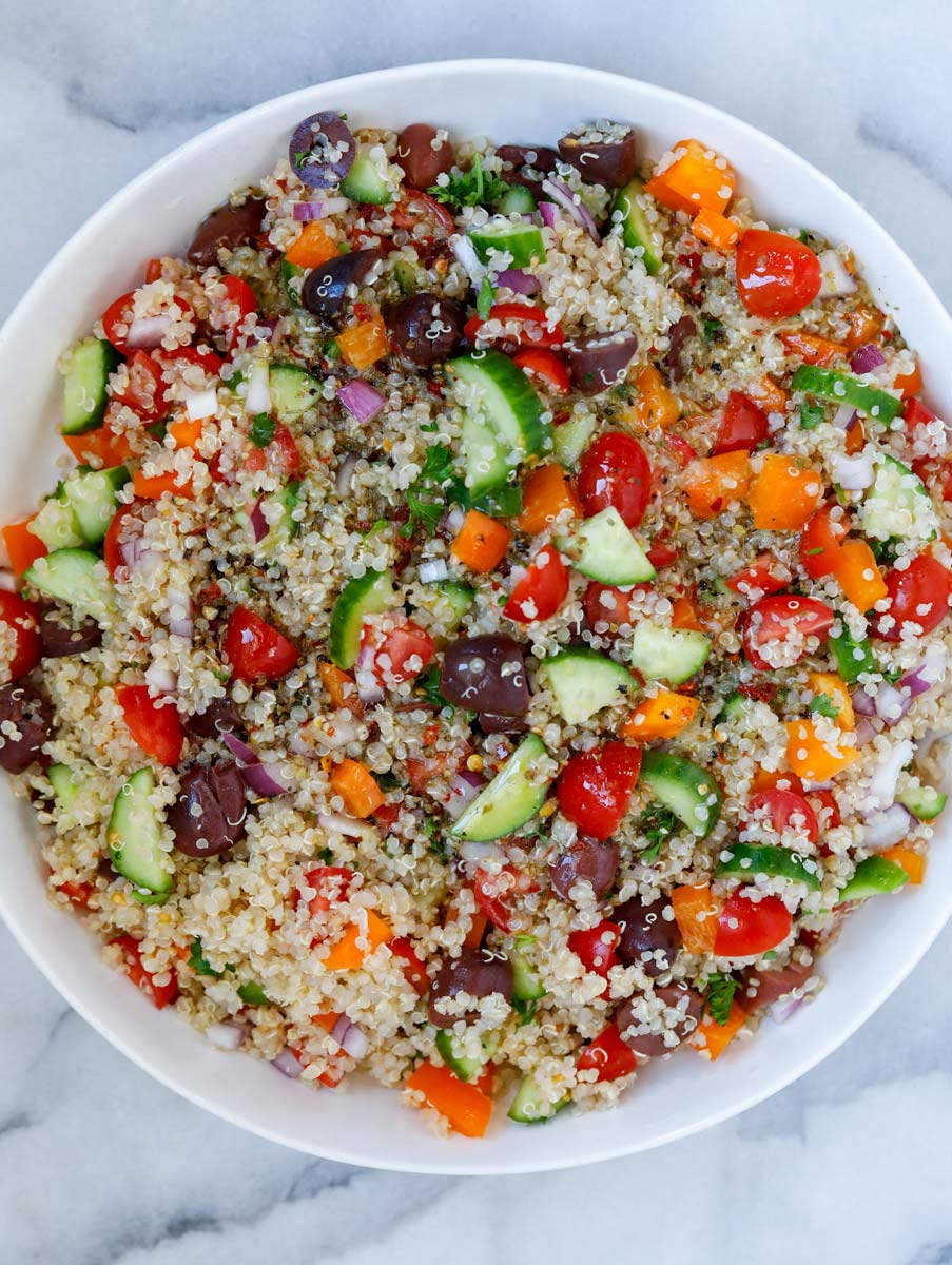 Mediterranean Quinoa Salad – Cookin' with Mima