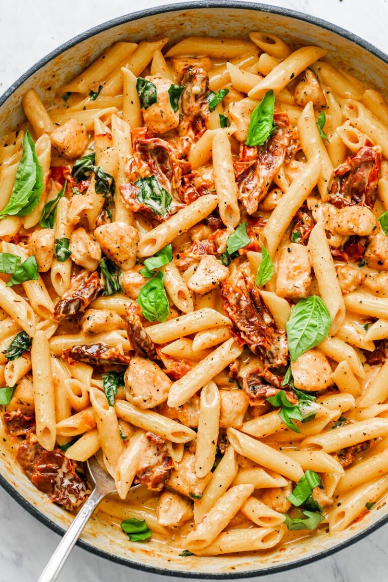 Creamy Sun Dried Tomato Chicken Pasta – Cookin' with Mima