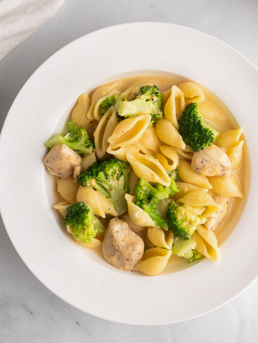 Cheesy Chicken Broccoli Pasta Shells Cookin With Mima