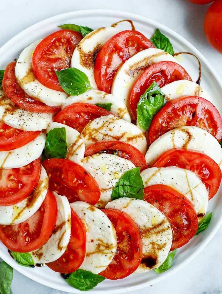 Mozzarella Caprese Salad Recipe – Cookin' with Mima