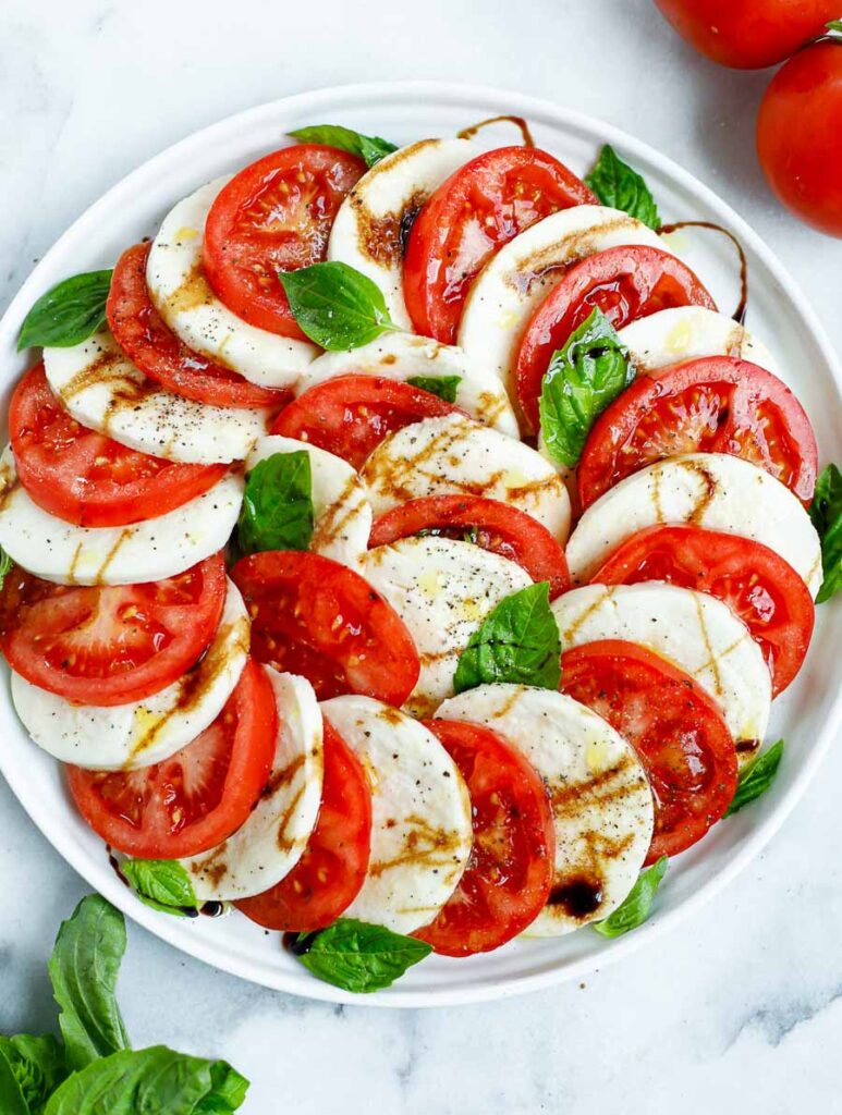 Mozzarella Caprese Salad Recipe Cookin' with Mima