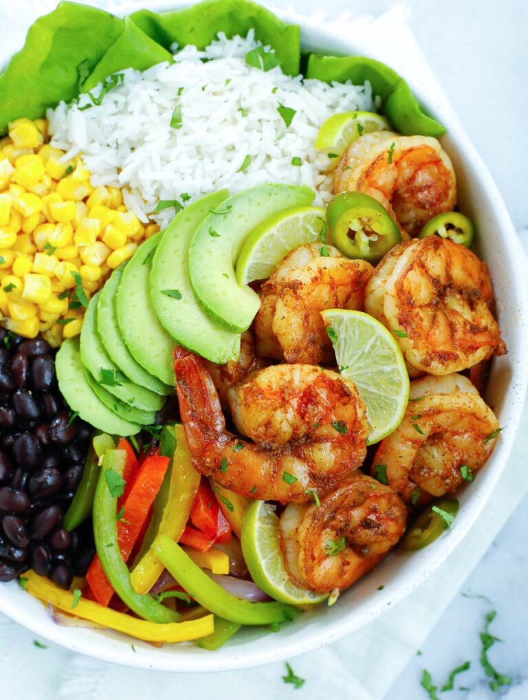 Healthy Chipotle Shrimp Bowl – Cookin' with Mima