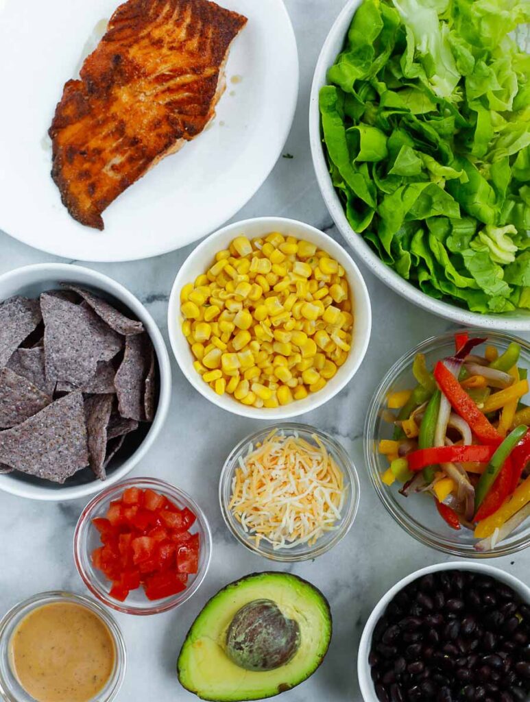 Spicy Salmon Burrito Bowl Cookin' with Mima