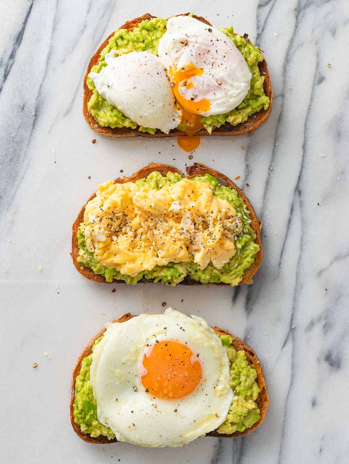 Make This Ultimate Mashed Avocado Toast 3 Different Ways!