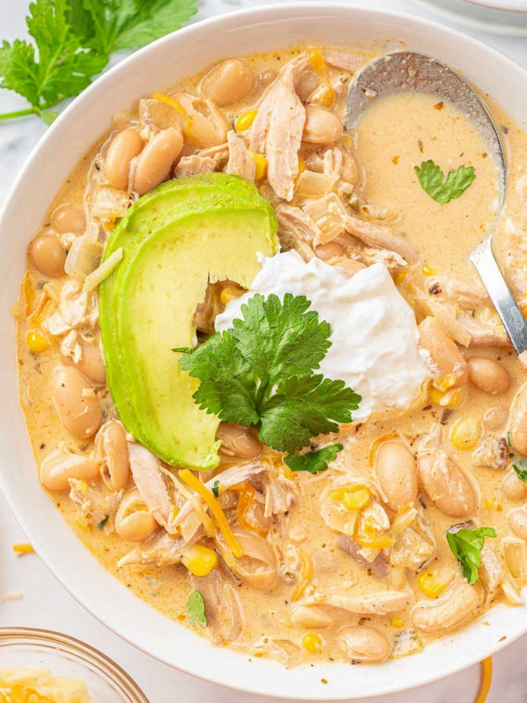 Slow Cooker White Chicken Chili Without Beans at Gertrude Wallace blog