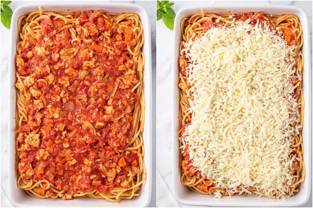 Easy Baked Spaghetti Pasta Recipe (Pasta Bake) – Cookin' with Mima
