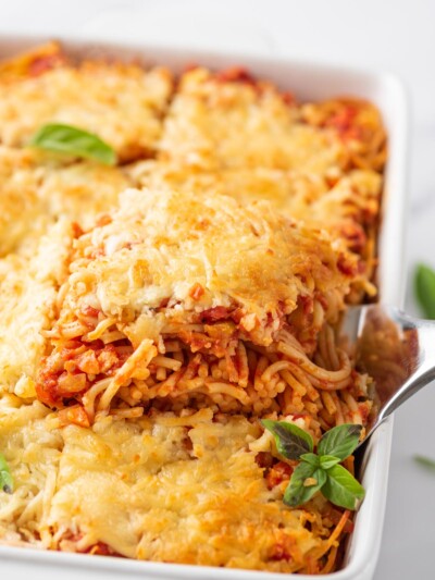 Easy Baked Spaghetti Pasta Recipe (Pasta Bake) – Cookin' with Mima