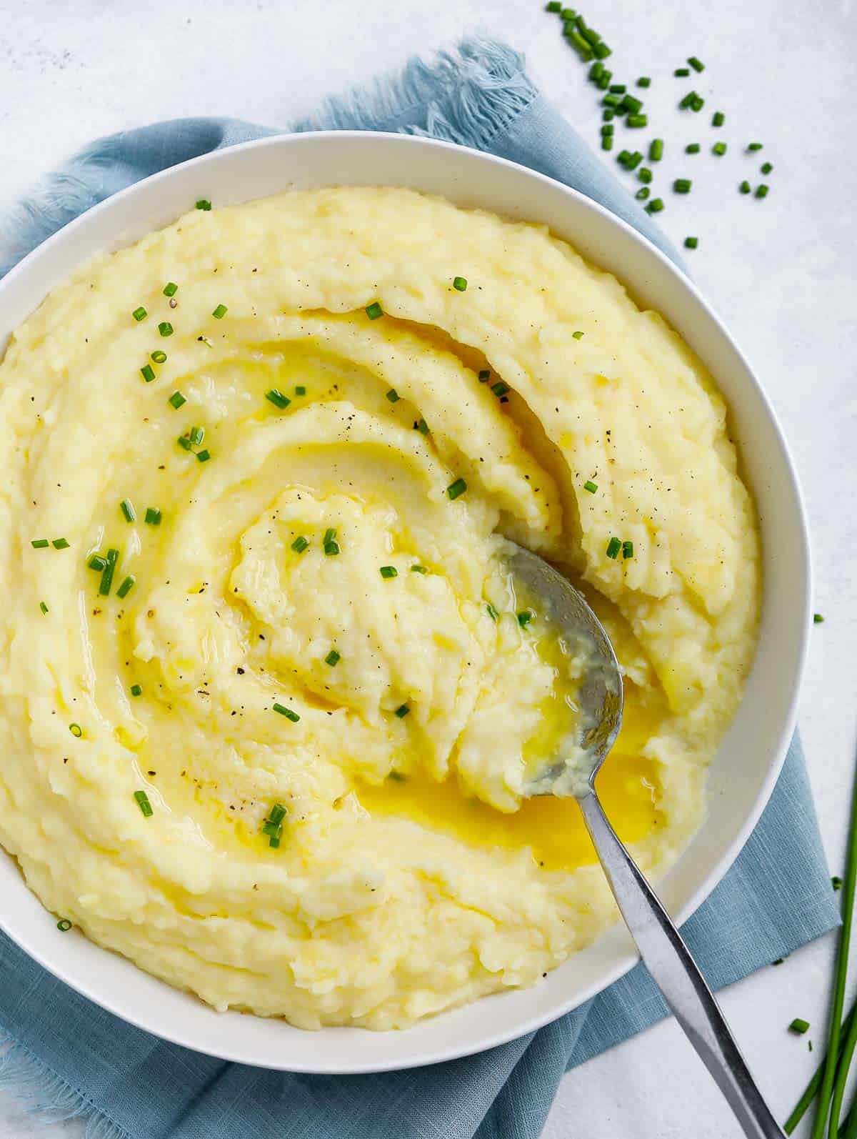 mashed potatoes with butter