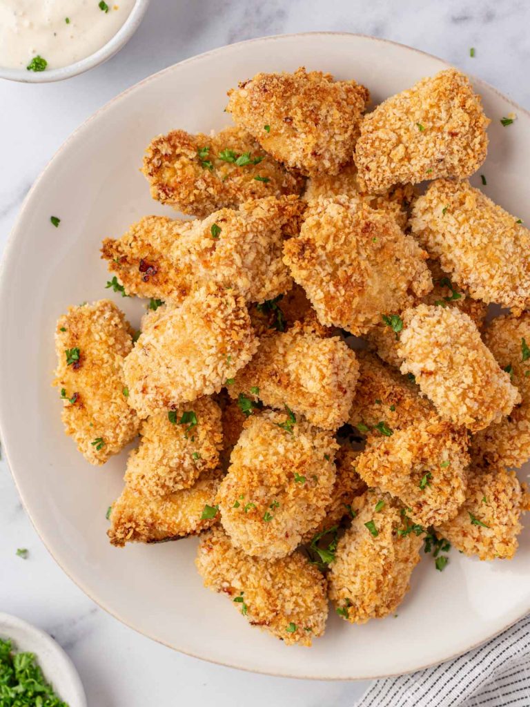 Easy, Crispy Oven Baked Popcorn Chicken Recipe – Cookin' with Mima