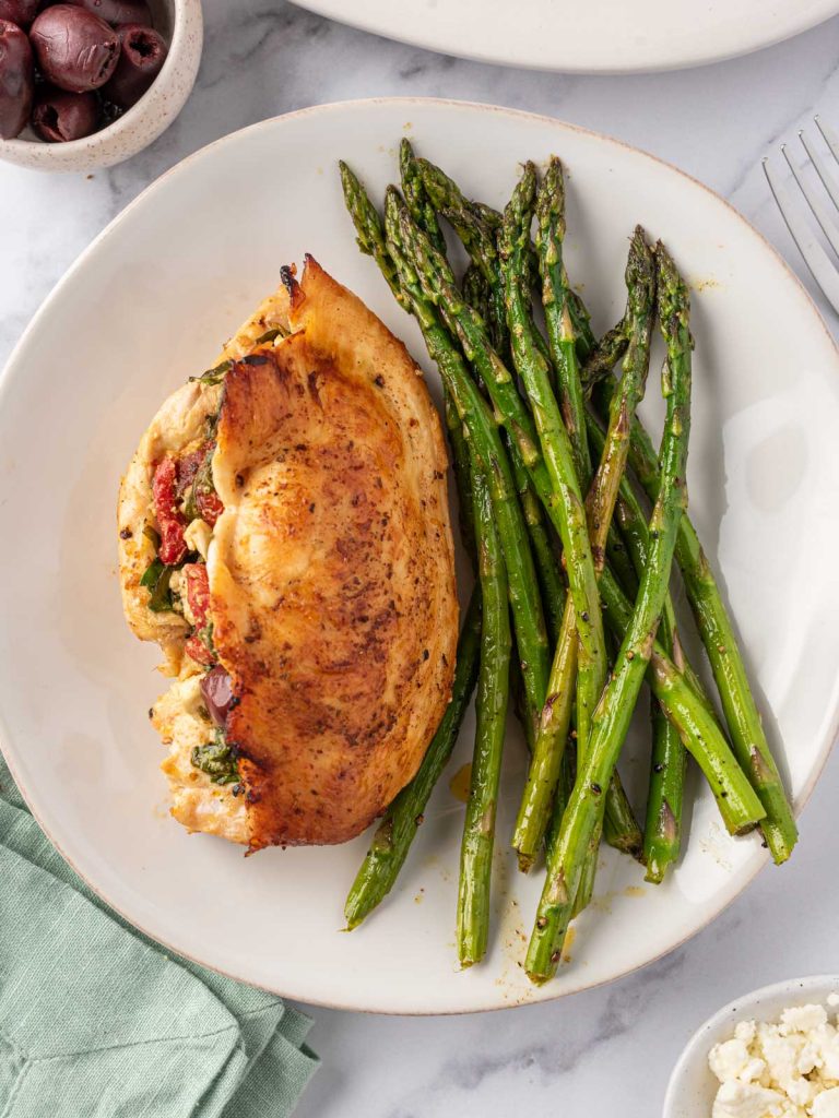 Healthy Mediterranean Stuffed Chicken Recipe – Cookin' with Mima