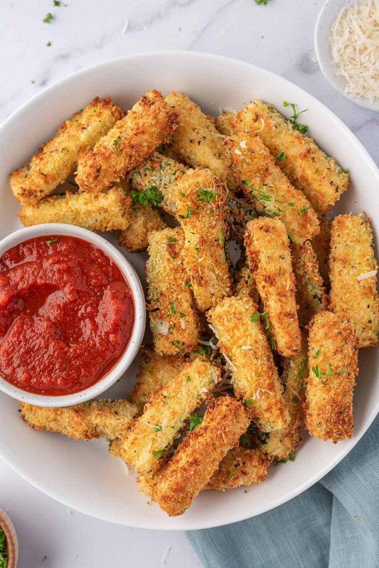 Crispy Air Fryer Zucchini Sticks Recipe – Cookin' with Mima