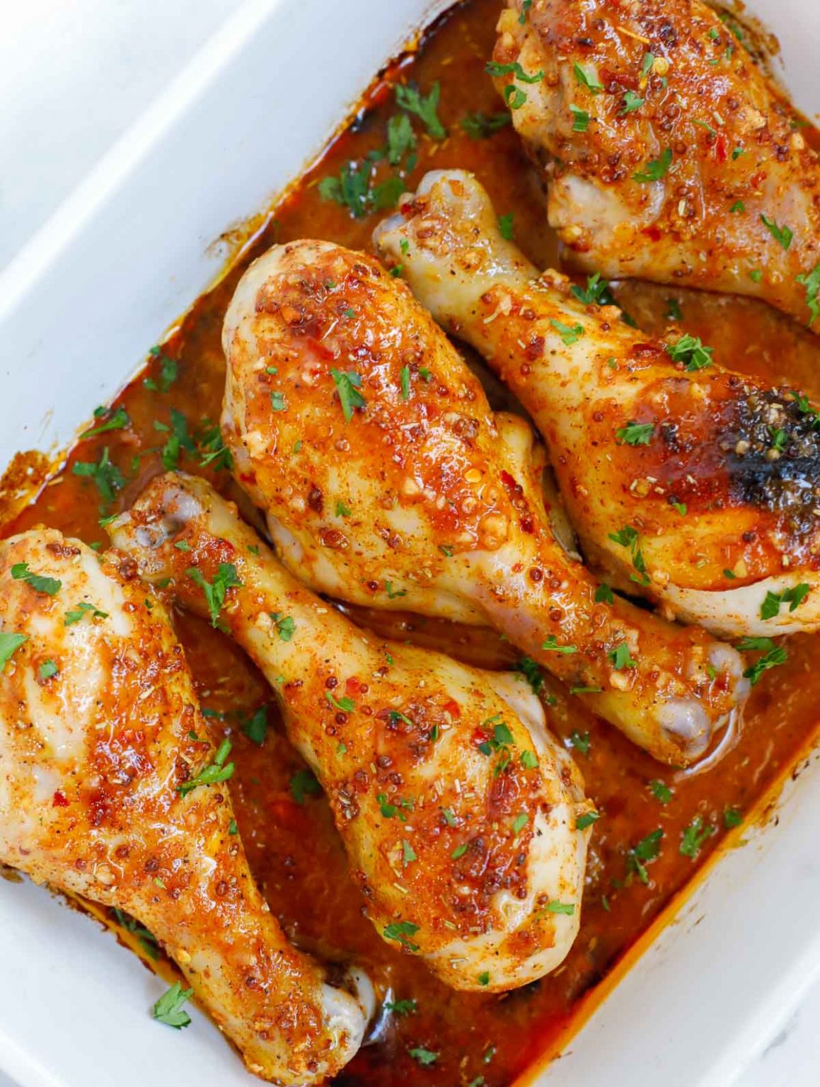 Baked Honey Mustard Chicken Drumsticks – Cookin' with Mima