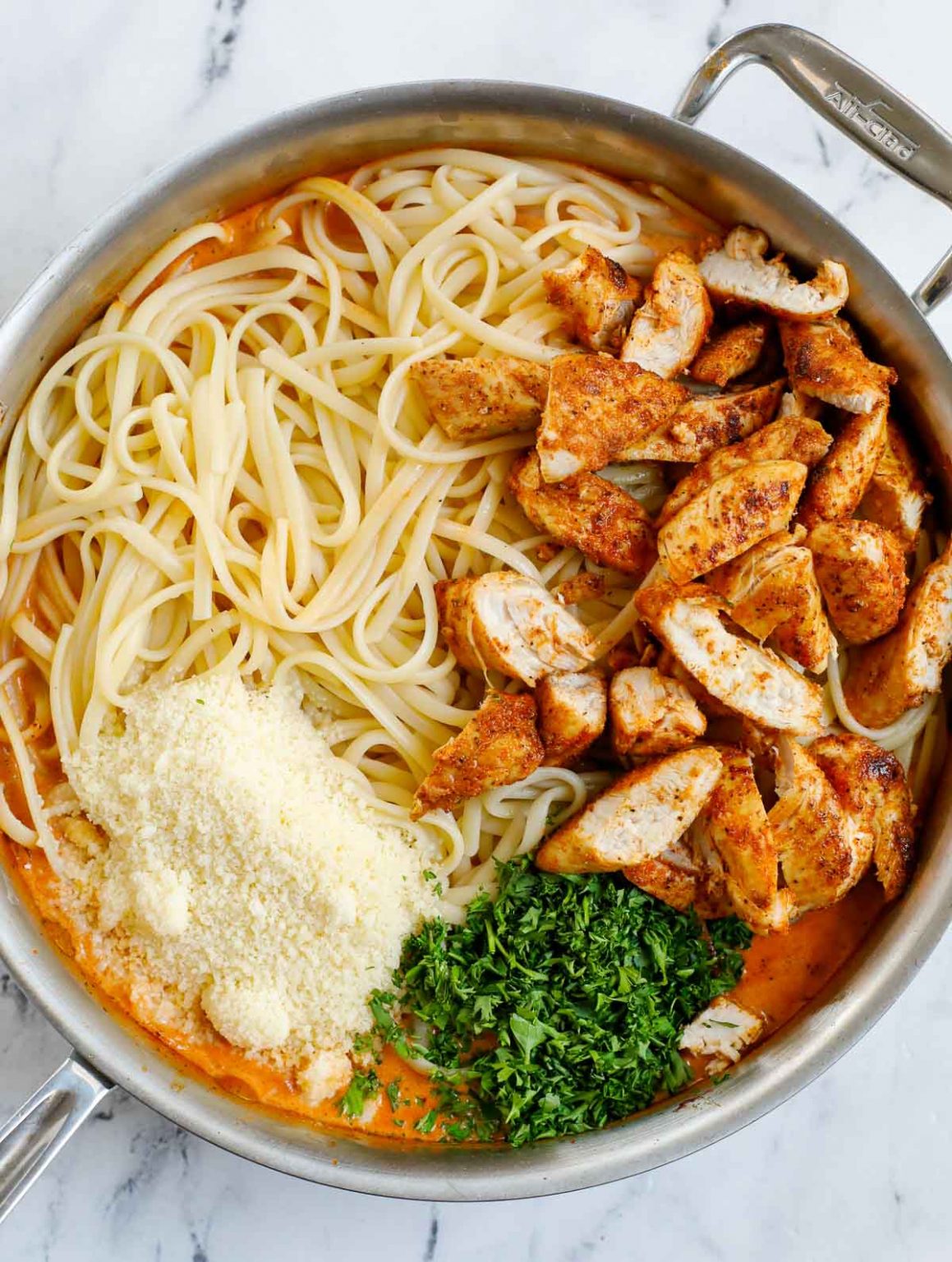 Creamy Spicy Chicken Pasta Cookin' with Mima