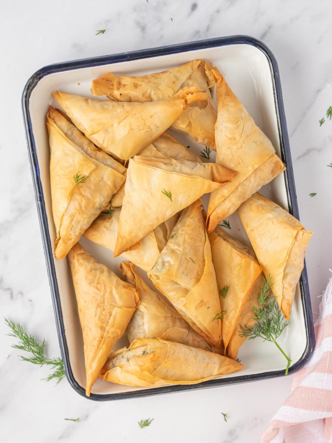 Easy Spanakopita Triangles Recipe Cookin' with Mima