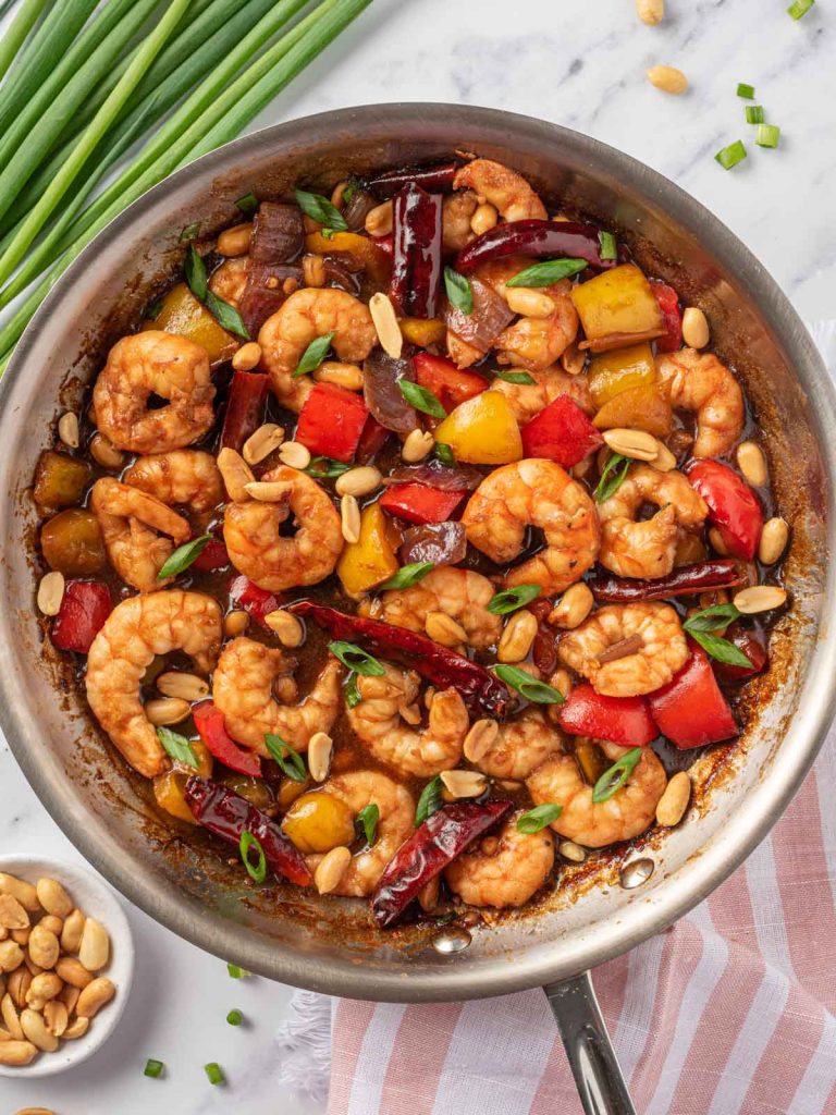 Easy Kung Pao Shrimp Recipe Cookin With Mima