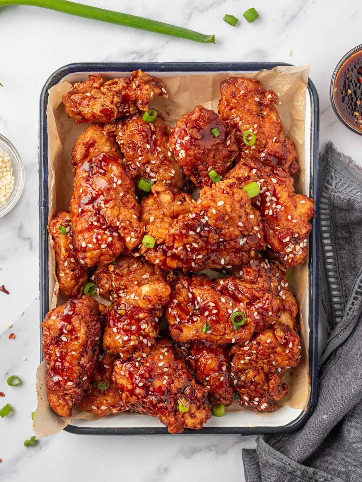 Spicy Korean Fried Chicken Recipe