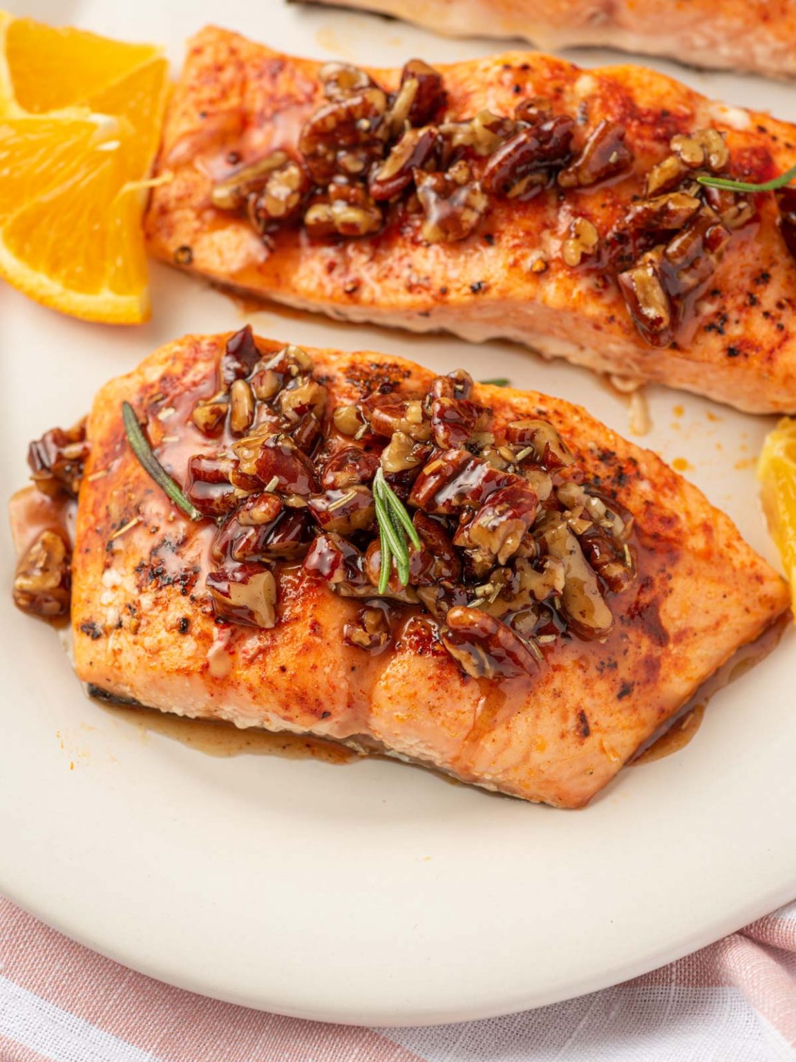 Best Maple Pecan Glazed Salmon Cookin' with Mima