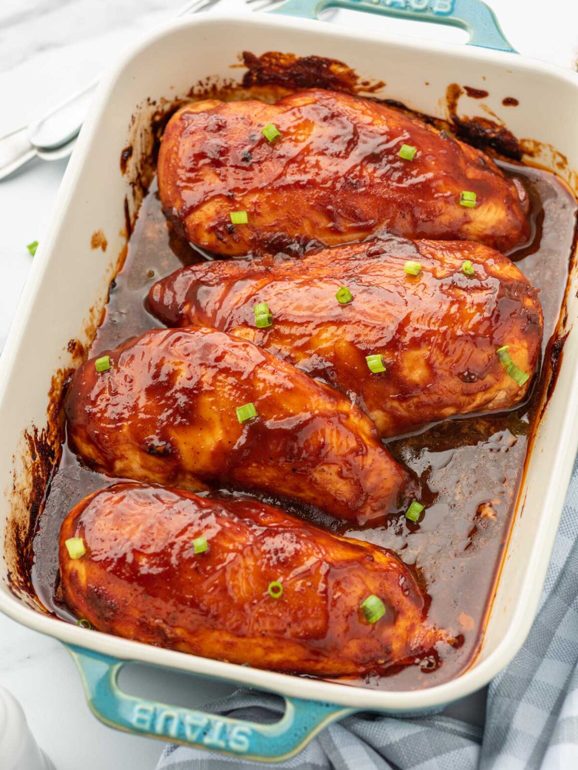 Easy Oven Baked Bbq Chicken Breast Cookin With Mima