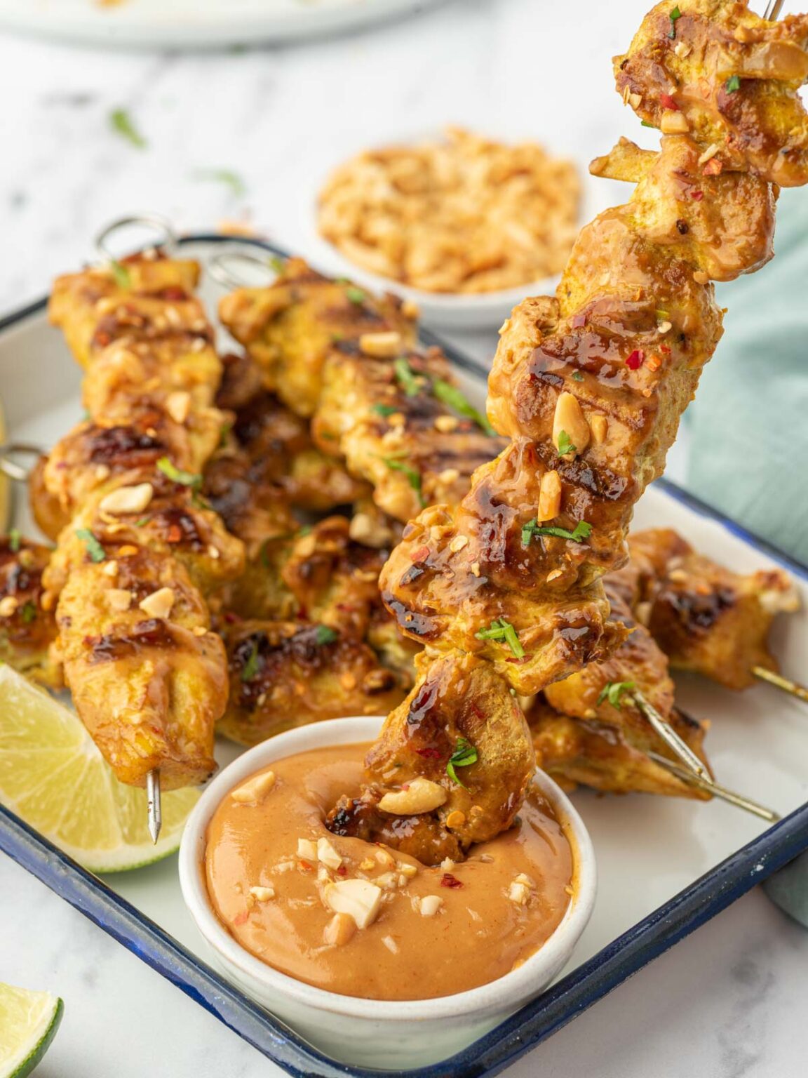 Easy Grilled Chicken Satay Recipe – Cookin&amp;#39; with Mima